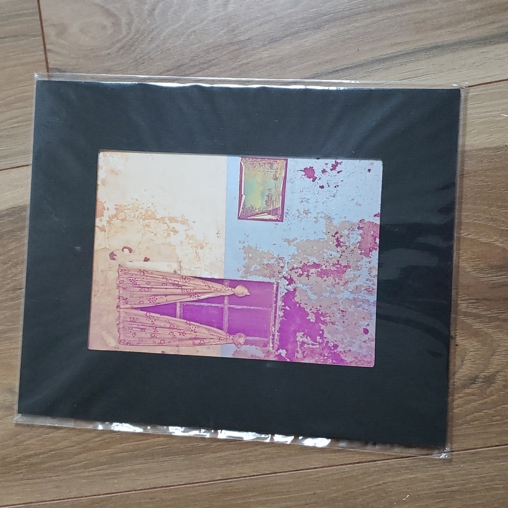 Abandoned original mounted print